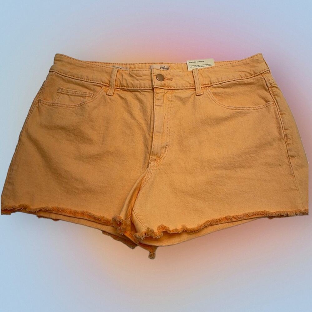 UNIVERSAL THREAD Women’s 14 Orange Denim Jean Shorts
